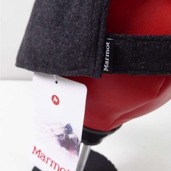 Marmot Wool Blend Trucker Cap 2 Tone Hat NWT Embroidered Logo - Picture 6 of 8
